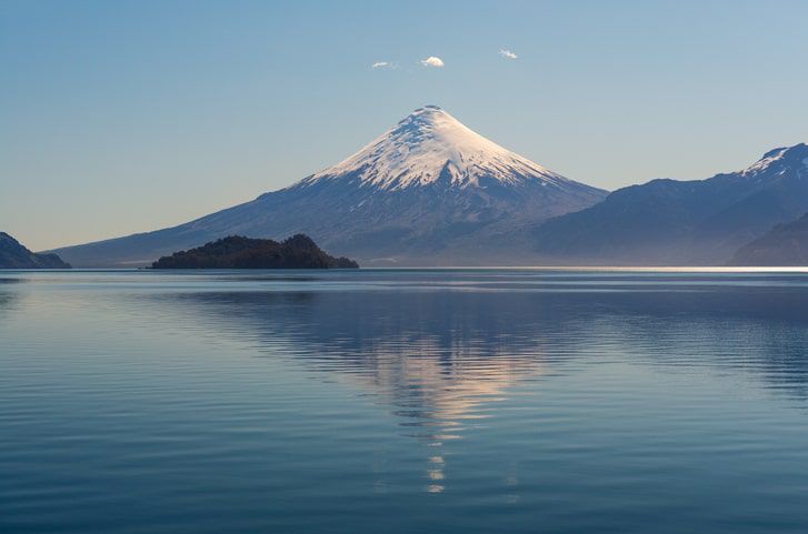 In Südamerika Natur erleben, der Vulkan Osorno in Chile